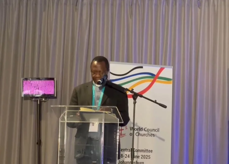 GS delivering his remarks