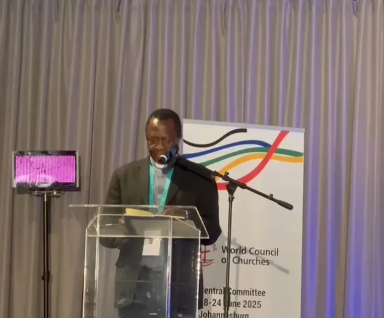 GS delivering his remarks