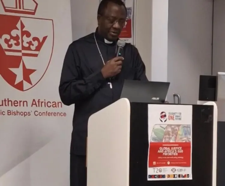 GS delivering his remarks